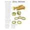 Boltsandnuts.Com Grade 8 and Class 10.9 Cap Scrws, Nuts, Wshrs & Lock Wshrs - Zinc Clear & Zinc Yellow -4022PCS Assortment Kit #528 - alternate 3